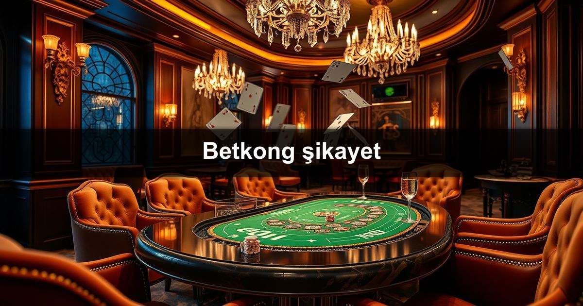Betkong şikayet